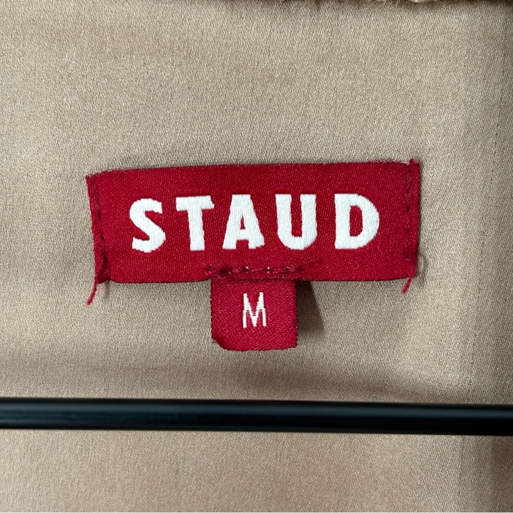 Staud Scrabble Patchwork-Effect Faux Shearling Co… - image 5